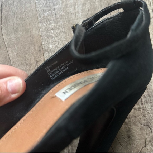 Elegant Black Peep-Toe Heels - Picture 15 of 15